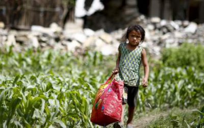 Niñez de Nepal en alto riesgo de tráfico tras terremoto: Unicef